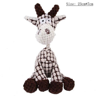 Fun Pet Toy Donkey Corduroy Shaped, Chew Toy For Puppy - Plushie Depot