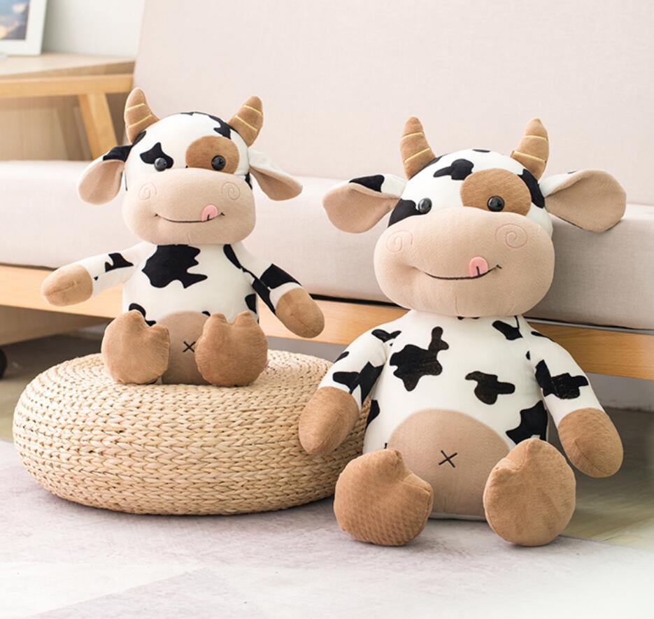 Kids Plush Cow Plush Toy Stuffed Animals Plushie Depot