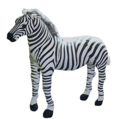 stuffed zebra toy