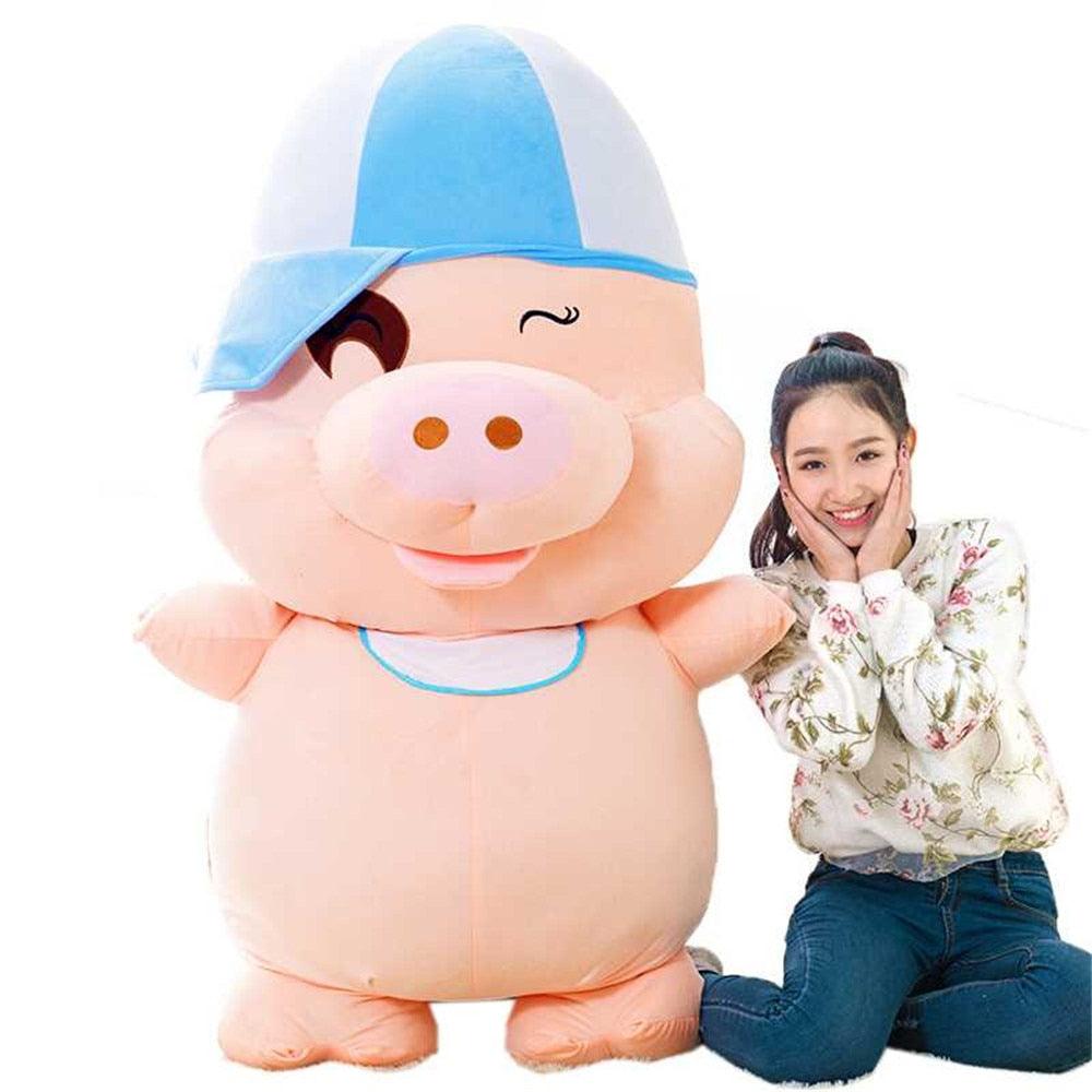 56" Cute Giant Stuffed Mcdull Pig Plush Toy - Plushie Depot