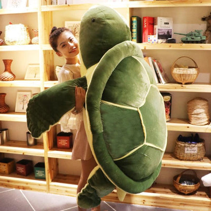Cute Giant Turtle Soft Stuffed Plush Toy Doll 59" Stuffed Animals - Plushie Depot