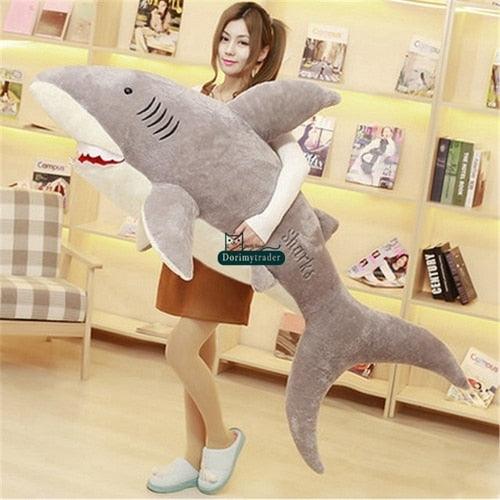 Super Jumbo Giant Shark Plush Doll for Kids – Plushie Depot