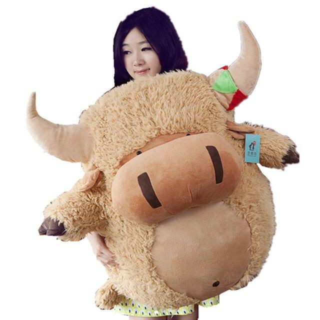 31‘’ Giant Soft Stuffed Bull King Plush Toy Doll Stuffed Ox Cow Pillow Default Title Plushie Depot