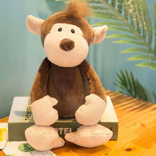 9.5" - 14" Forest Animals Stuffed Plush Dolls for Kids monkey Plushie Depot
