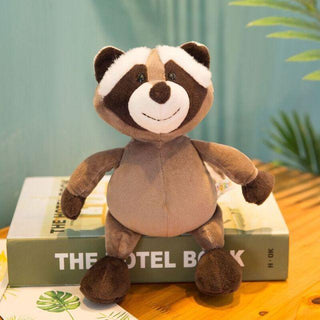 9.5" - 14" Forest Animals Stuffed Plush Dolls for Kids raccoon Stuffed Animals - Plushie Depot