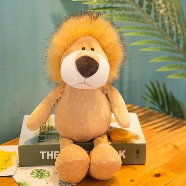 9.5" - 14" Forest Animals Stuffed Plush Dolls for Kids lion Stuffed Animals Plushie Depot