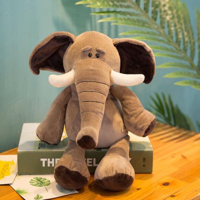 9.5" - 14" Forest Animals Stuffed Plush Dolls for Kids elephant Stuffed Animals Plushie Depot