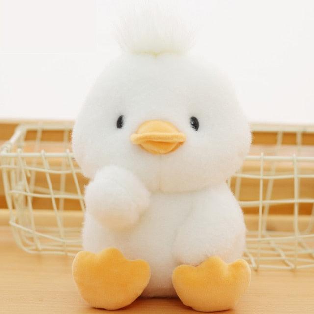 Lovely Sitting Duck Plush Toys White Plushie Depot