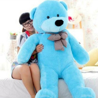 55inch Giant Blue Big Teddy Bear Soft Plush Toy for Children - Plushie Depot