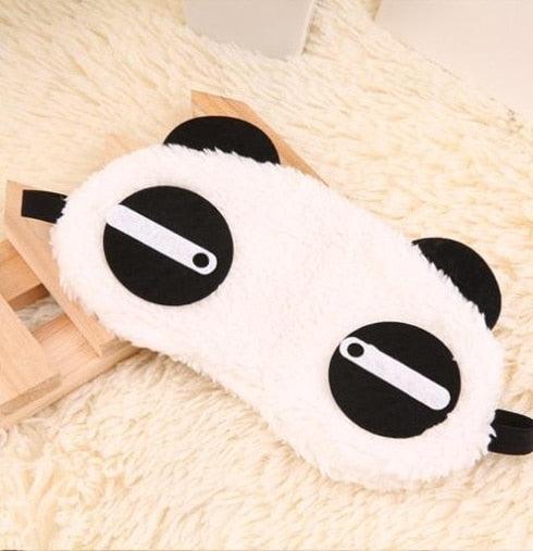 Plush Panda Eye Sleep Mask Askant Panda Sleep Masks Plushie Depot