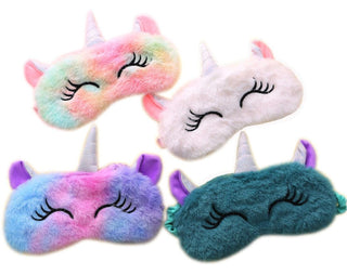 Cute Unicorn Plushy Sleep Masks, Great for Gifts for All Ages - Plushie Depot