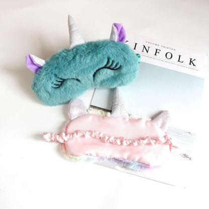 Cute Unicorn Plushy Sleep Masks, Great for Gifts for All Ages Sleep Masks Plushie Depot
