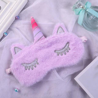 Cute Unicorn Plushy Sleep Masks, Great for Gifts for All Ages B Plushie Depot