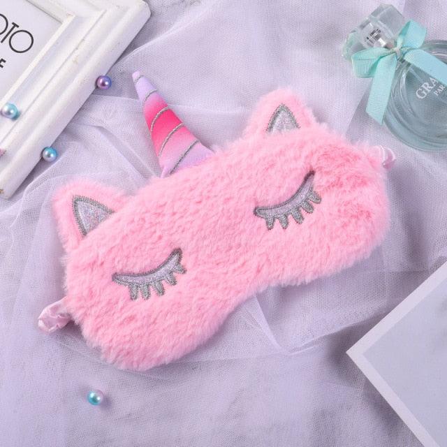 Cute Unicorn Plushy Sleep Masks, Great for Gifts for All Ages C Sleep Masks Plushie Depot