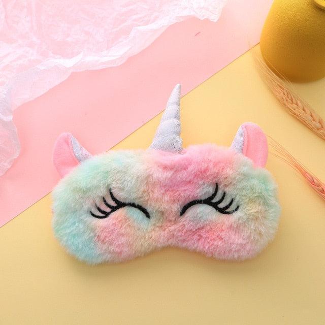 Cute Unicorn Plushy Sleep Masks, Great for Gifts for All Ages F Sleep Masks Plushie Depot