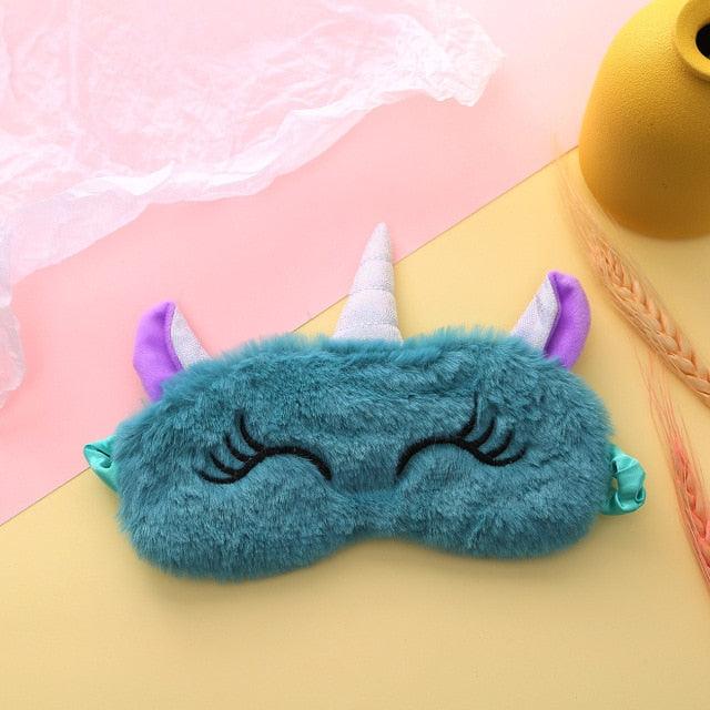 Cute Unicorn Plushy Sleep Masks, Great for Gifts for All Ages G Sleep Masks Plushie Depot