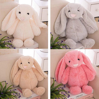9.5" Kawaii Mini Big-ear soft stuffed Rabbits Plushie Fluffy Toys - Plushie Depot