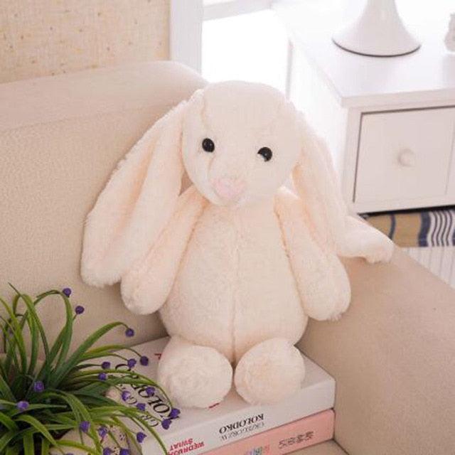 9.5" Kawaii Mini Big-ear soft stuffed Rabbits Plushie Fluffy Toys White Plushie Depot