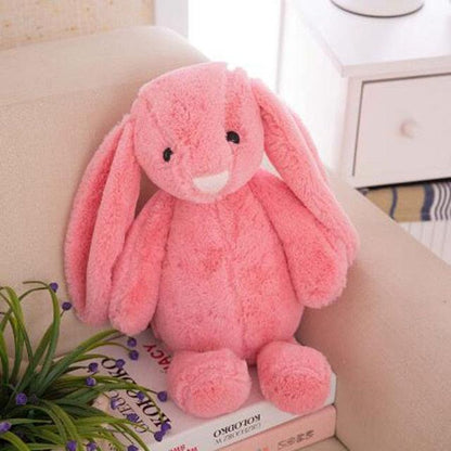 9.5" Kawaii Mini Big-ear soft stuffed Rabbits Plushie Fluffy Toys Pink Plushie Depot