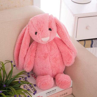 9.5" Kawaii Mini Big-ear soft stuffed Rabbits Plushie Fluffy Toys Pink Plushie Depot