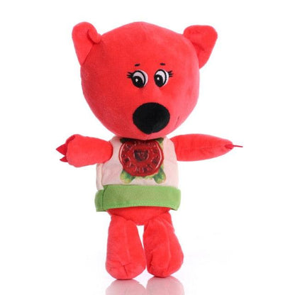 9.5" Cute Teddy Bear Stuffed Animal Plush Toy Dolls for Kids Christmas Gift Red Teddy bears Plushie Depot