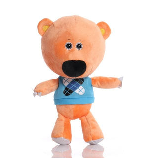 9.5" Cute Teddy Bear Stuffed Animal Plush Toy Dolls for Kids Christmas Gift Orange Plushie Depot