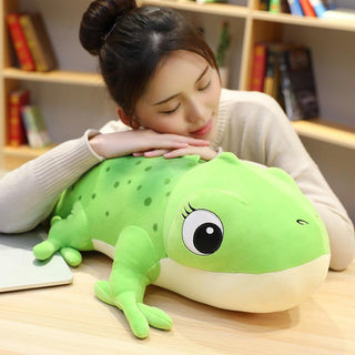 12" - 23.5" Cute Realistic Chameleon Plush Toys for Kids - Plushie Depot