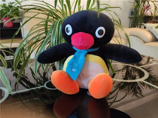 Cartoon Pingu Brother and Sister Penguin High Quality Plush Toys Soft Stuffed Animal Dolls 10" - Style A CN Plushie Depot