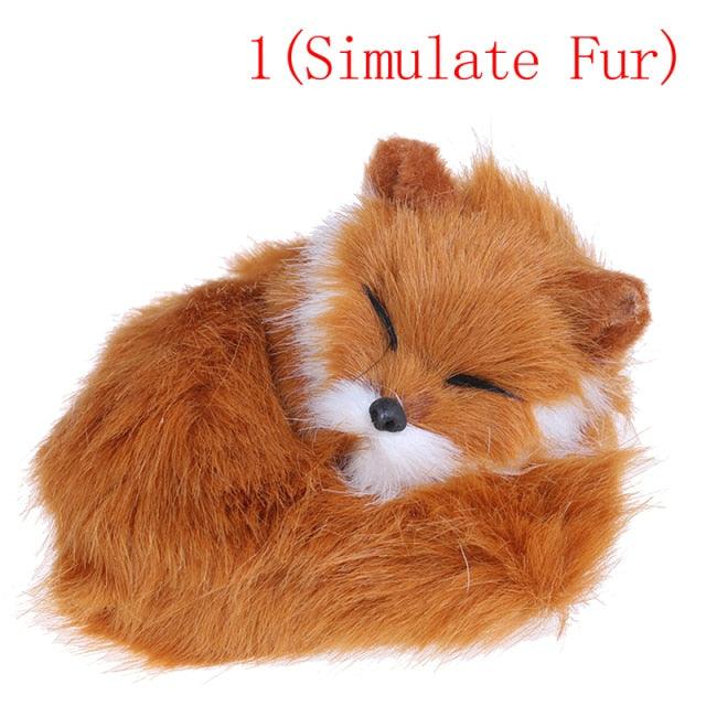 Mini Pocket Realistic Fox Stuffed Animal & Bunny Stuffed Animals Plushies Fox toy 2 Plushie Depot