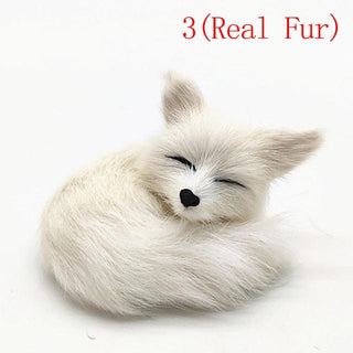 Mini Pocket Realistic Fox & Bunny Figures Fox toy 3 - Plushie Depot
