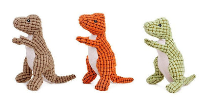 Toy Dinosaur Shape Interactive Chew Bite Catch Squeaker Toys - Plushie Depot