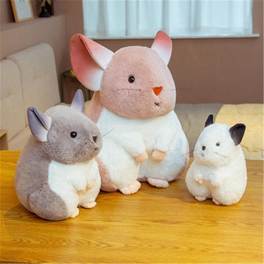 Cute Hamster Pillow Plushy Chinchillas Stuffed Animals Plush Doll Toy Plushie Depot