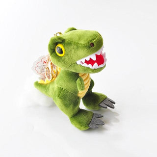 Cute Cute Small Dinosaur T-Rex Key Plush Toy Keychains 5" Green Plushie Depot