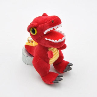 Cute Cute Small Dinosaur T-Rex Key Plush Toy Keychains 5" Red Plushie Depot