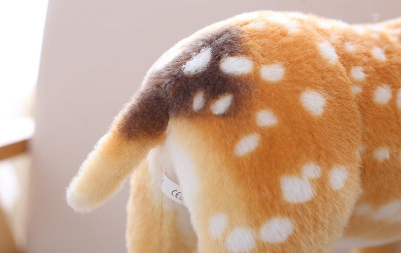 Giant Stuffed Reindeer Plush Toy, Realistic Reindeer Stuffed Animals - Plushie Depot