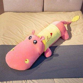 Huge Cute Hippo Plush Toys Pink - Plushie Depot