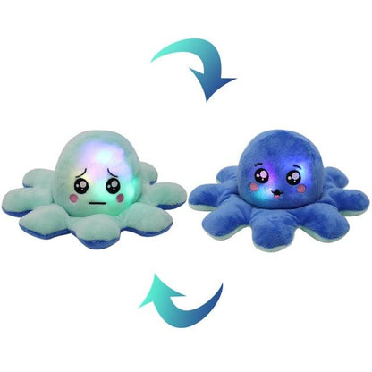 Super Funny Creative Plush Ornament Jellyfish, Emotional Figurines with Colorful Light D2577-4C Plushie Depot