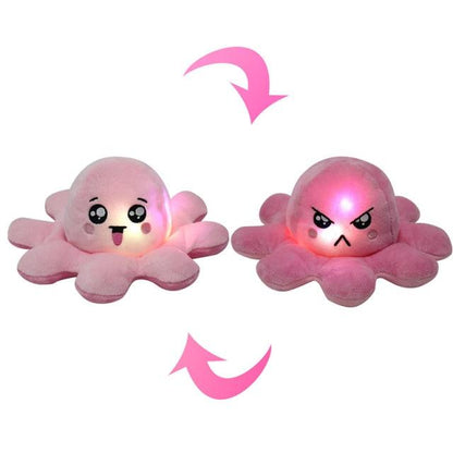 Super Funny Creative Plush Ornament Jellyfish, Emotional Figurines with Colorful Light D2577-6C Plushie Depot