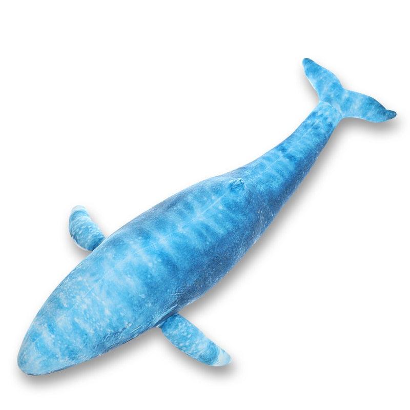 21"-27" Brilliant Realistic Blue Whale Plush Toys Stuffed Animals Plushie Depot
