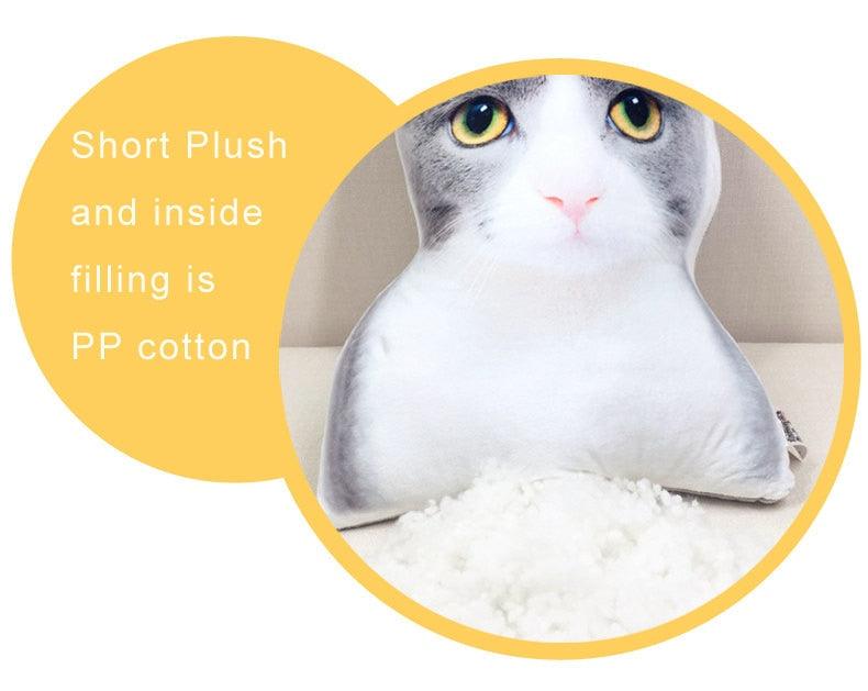Custom Photo Realistic Pet Plush Pillow (send us a photo of your pet) Stuffed Animals Plushie Depot