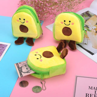 Super Kawaii Avocado Coin Purse Plushies Stuffed Animals - Plushie Depot
