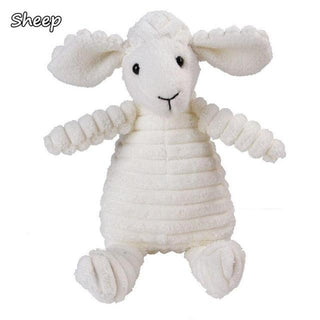 Plush Corduroy Dog Toys sheep M Pet Toys - Plushie Depot