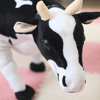 Large Realistic Cow Stuffed Animal Plush Toy - Plushie Depot