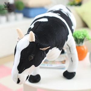 Large Realistic Cow Stuffed Animal Plush Toy Default Title Plushie Depot