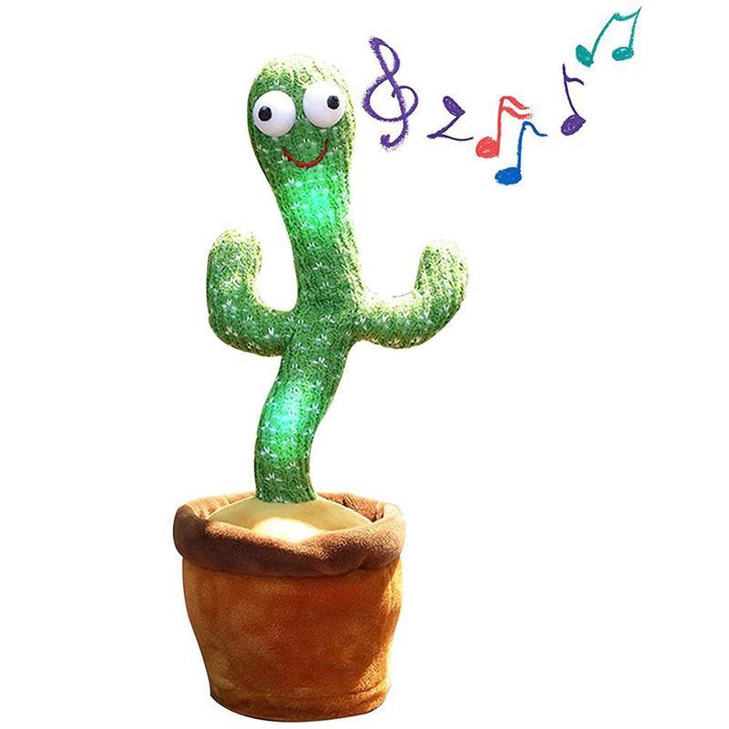 Electric Singing Cactus Plushie Toy Stuffed Toys Plushie Depot