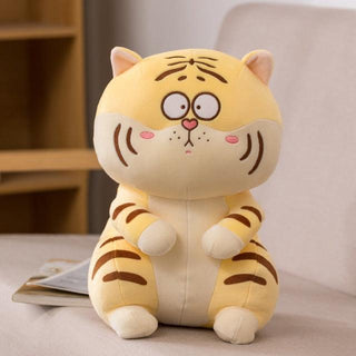 Soft Cartoon Sitting Tiger Stuffed Animal 1 Plushie Depot