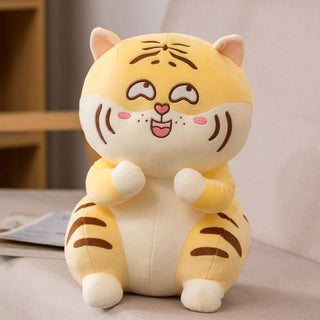 Soft Cartoon Sitting Tiger Stuffed Animal 2 Plushie Depot
