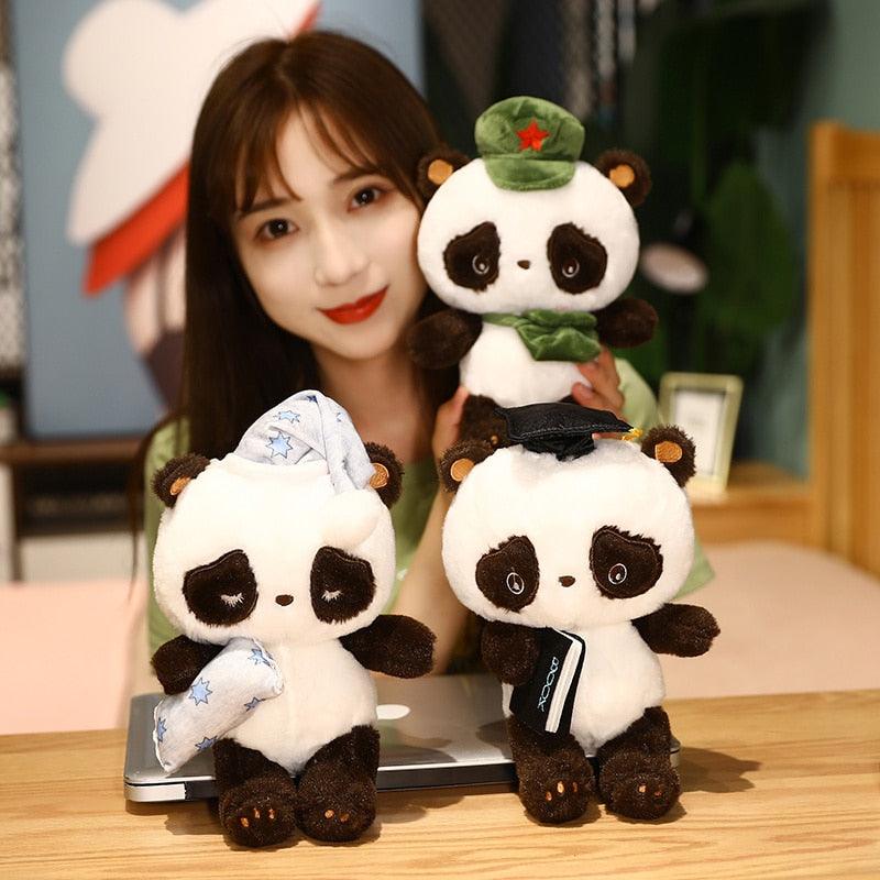 Doctor Panda Graduation Plush Toy Doll Plushie Depot