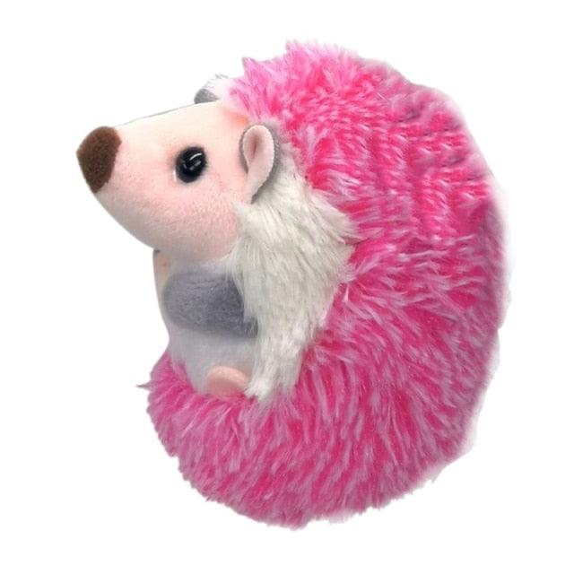Cute Hedgehog Plush Keychain Mobile Phone Pendant Keyring Toy Pink Keychains - Plushie Depot