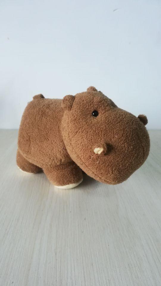 8" Cute Hippo Plush Toy Stuffed Animals Plushie Depot